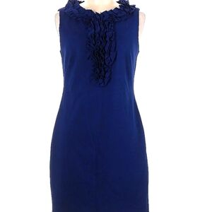 🔥Trina Turk Elegant Navy Blue Sleeveless Dress
